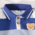 thumbnail image 6 of Akiihool Shorts Sets Newborn Boys 2 Piece Outfits Toddler Boy Clothes Kids Summer Cotton Outfits Shirt Short Sets (Blue,6-9 Months), 6 of 7