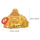 thumbnail image 2 of EeaseMX Figura de Buda, decoración para coche, resina, estatua de Buda Maitreya, adorno religioso, 2 of 8