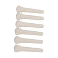thumbnail image 4 of 6Pcs Guitar Pegs Simple Replacement Excellent Workmanship Natural Colors Guitar Bridge Pins for Folk Guitar Ukulele(BFLG White 05 ), 4 of 5
