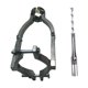 thumbnail image 3 of Accesorio de soporte de fijación para taladro de agujero cuadrado Herramientas de mortaja y espiga de metal Conjunto B, 3 of 9
