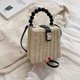 thumbnail image 1 of LHSHID Summer Rattan Small Square Bag Casual Style Beach Bag Handbag Woven Handmade Top-handle Bag Shopping Portable Purse Totes, 1 of 6