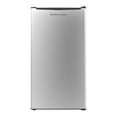 thumbnail image 1 of Hamilton Beach 3.3 Cu.Ft Mini Fridge with Freezer, Compact Refrigerator, Single Door, Energy Star, Reversible Door, Stainless Steel, 1 of 7