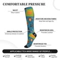 thumbnail image 2 of Pofeuu Animals In Camping Print Compression Socks for Women & Men Circulation - Best Support for Nurses,Running,Athletic,Sports, 2 of 7
