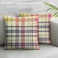 thumbnail image 3 of Qinduosi Spring Plaid Pillow Covers Inch Easter Decorations Pink Green Blue Colorful Buffalo Plaid Decorative Throw Pillow Cases Set of  Farmhouse Holiday Cushion Cases Sofa Couch Bed Decor, 3 of 5