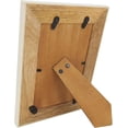 thumbnail image 2 of Luxe Cross Hatch Bone + Wood Photo Frame, 2 of 5