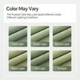 thumbnail image 6 of Seasonwood Waffle Shower Curtain Striped Fabric Shower Curtains for Bathroom with 12 Hooks,Green 72Wx72H, 6 of 9