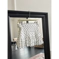 thumbnail image 4 of White Polka Dot Ruffle Layered Mini Skirt For Women Casual Summer Wear, 4 of 7