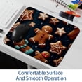 thumbnail image 6 of Gingerbread Man Printed Square Mouse Pad, 8.3x9.8 Inch, Non-Slip Rubber Bottom Mouse Mat for Office and Gaming, 6 of 6
