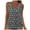 Gray, variant on cocolona Womens Plus Size Tankini Tops Built-in Bra Bathing Suit Tops Casual Loose Polka Print Blouson Swimsuits Tops