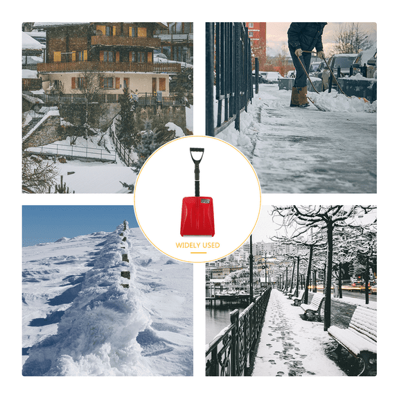 Clispeed 1Pc Lightweight Retractable Ice Shovel for Outdoor Snow and Mud Removal in Winter