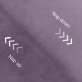 thumbnail image 2 of JIUZHEN Blackout 52 x 90 inches Velvet Curtains with Tiebacks - Thermal Insulated Soundproof Grommet Drapes for Bedroom Wedding Living Room Home Theater, Set of 2 panels, Lavender, 2 of 8