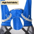 thumbnail image 3 of Harrison Howard CareMaster Pro Luminous Horse Fly Mask Long Nose with Ears UV Protection for Horse-Signature Blue, 3 of 6