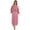 Rose Pink, variant on Moomaya Printed Kurta Kurti Bell Sleeve Designer Indian Long Tunic For Women