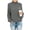 Gray, variant on Rexolia Women's Turtleneck Cable Knit Sweater Chunky Oversized Long Sleeve Fall Black L