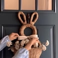 thumbnail image 2 of Cesta de Conejito para Colgar en la Pared, Decoración de Pared con Resortes, Cesta de Mimbre Tejida A Mano con Forma de Conejito de Pascua, para Decorar., 2 of 5
