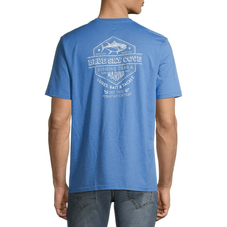 IZOD Men's Saltwater Comfort Short Sleeve Graphic T-Shirt