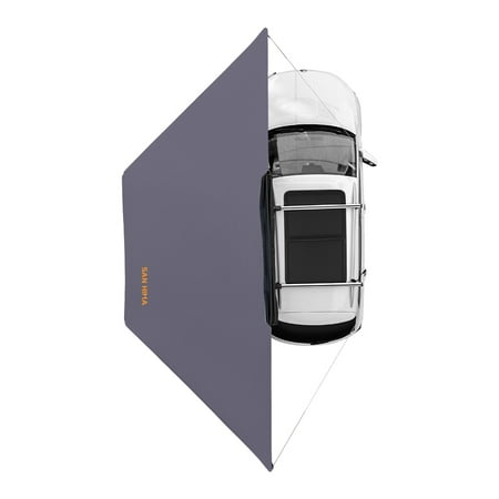 Mondawe180 Degree Car Awning Camping 600D Outdoor Freestanding Awning Waterproof Rooftop Tent for SUV Trucks Overland Tent Shelter