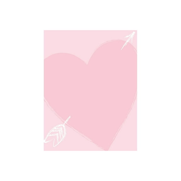 Great Papers! Heart of Love Letterhead 8.5"H x 11"W 80 count (2017031)