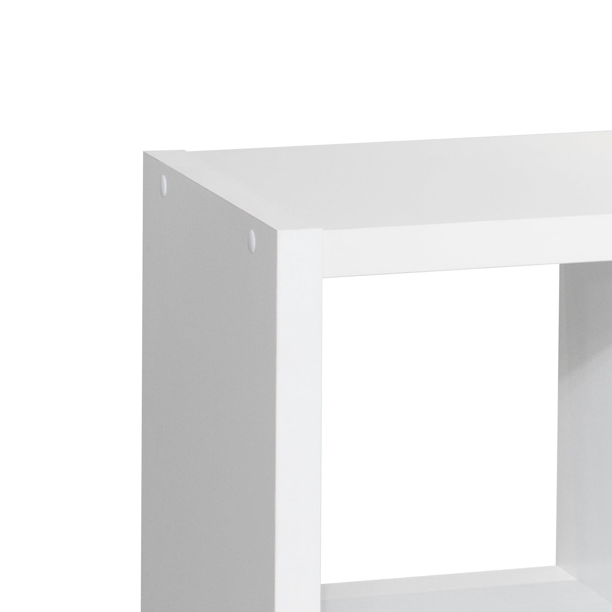 Smart Cube 8-Cube Organizer Storage with Opened Back Shelves, 2 X 4 Cube Bookcase Book Shleves for Home, Office