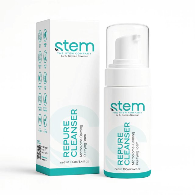 Espumante Limpiador Exfoliante a Base de Agua STEM RePure 100ml