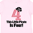 thumbnail image 4 of Inktastic Pirate 4th Birthday Party Boys or Girls Toddler T-Shirt, 4 of 5