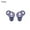 Purple, variant on Black White Earphone Replacement Soft Accessories Protective Caps Ear Tips Protector Silicone Earbuds Cover with Storage Pouch WHITE