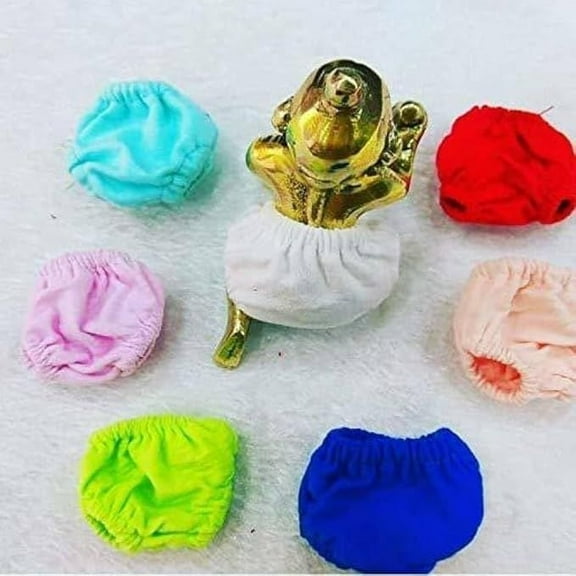 Laddu Gopal Ji Nappy with Grip for Size 4 & 5 / (Combo - Set of 7)