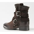 thumbnail image 4 of Miz Mooz Leather Buckle Wide Width Ankle Boots -Shane in Black, 4 of 4