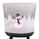 thumbnail image 3 of Juego de 4 fundas para sillas navideñas de Papá Noel, rojas y blancas, para respaldo de silla, para mesa festiva, decoración de estilo tradicional, 3 of 7