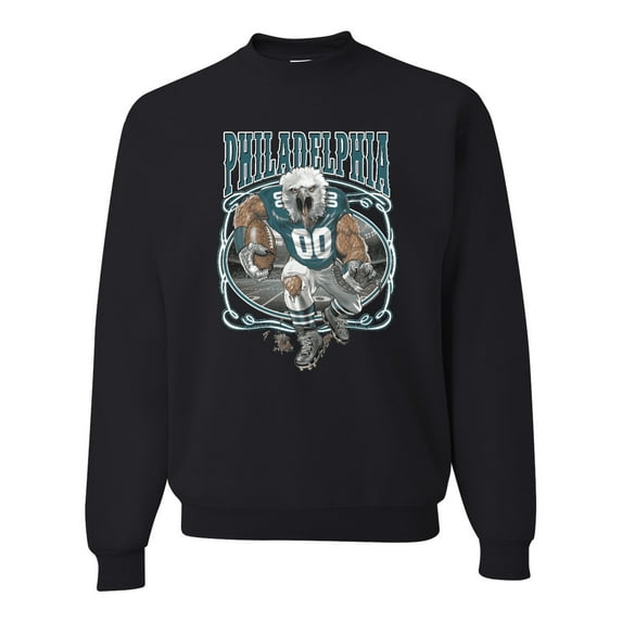 Wild Bobby, Philadelphia Fan | PHI Fantasy Football ,Sports, Unisex Crewneck Graphic Sweatshirt, Black, Small