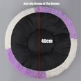thumbnail image 2 of House Round Comfort Puppy Pet Bed Dog Cat Calming Beds Shag Warm Comfy Fluffy 3, 2 of 7