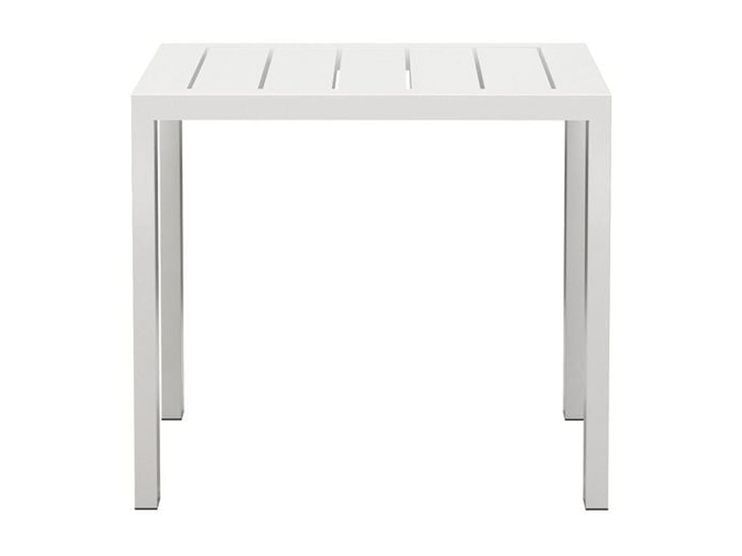 Ensemble Bistro Bern en Aluminium, Blanc