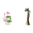 thumbnail image 1 of Juego de pegatinas de pared, calcomanías de pared vintage, figuras de escritorio, figuras africanas, artesanías, estatua de mujer tribal, pieza de art, 1 of 8