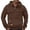 Coffee, variant on Uikmnh Men's Sweatshirts, Casual Hooded Sweatshirt Autumn Winter Warm Lined Pullover Jacket with Front Pocket for Outdoor Daily Wear, Hoodies for Men,XL