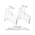 thumbnail image 3 of Deluxe Clear Acrylic Ultimate Frisbee Wall Mount Bracket (A023-F-SS), 3 of 6