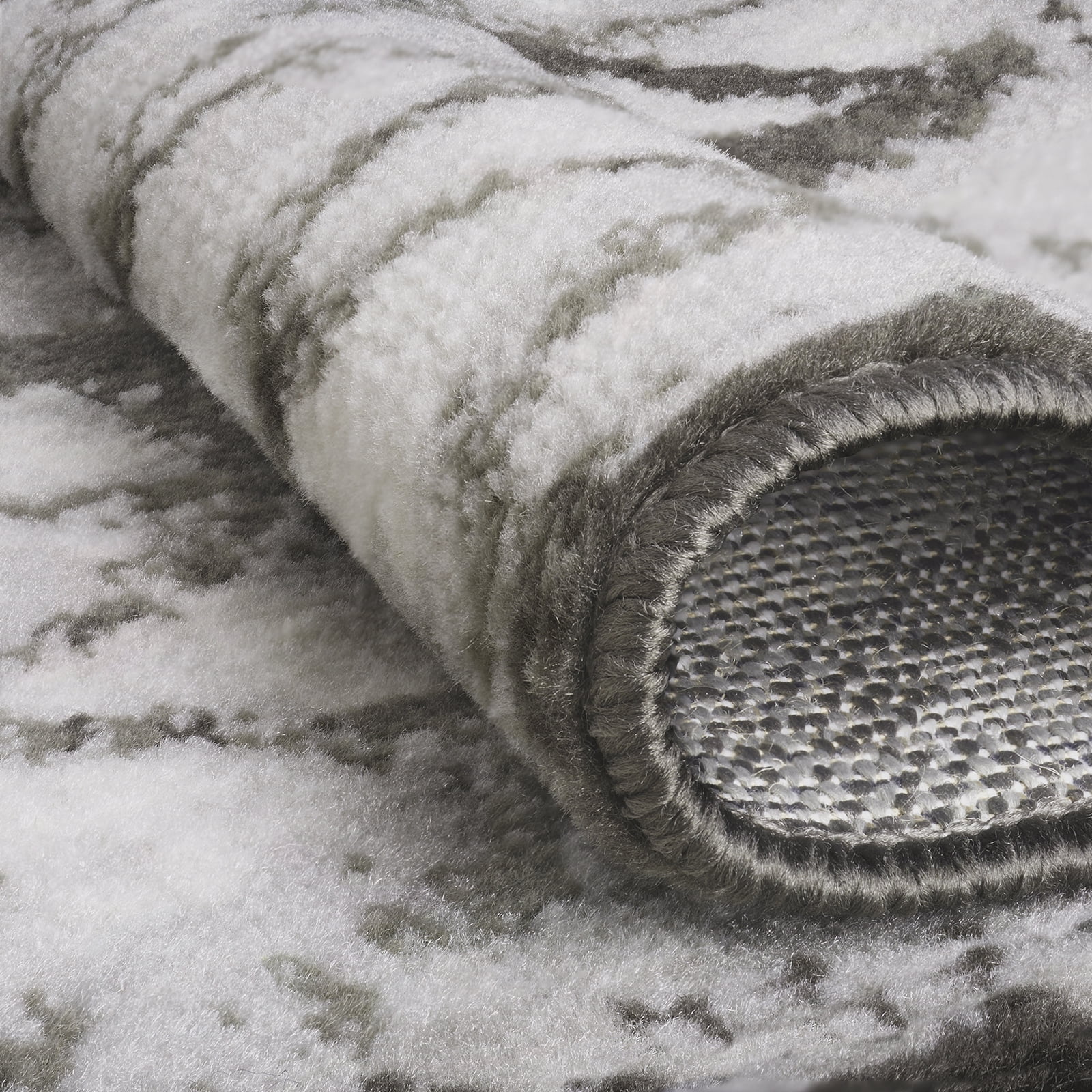 Woven Trends Modern Contemporary 3-Piece Rug Set, 5x7 Area Rug, 2x5 Runner Rug, 2x3 Accent Mat, Livingroom, Bedroom, Entryway, Durable and Stain Resistant, Gray