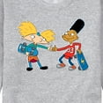thumbnail image 3 of Hey Arnold! - Arnold and Gerald Skateboard - Men's Crew Neck Fleece Pullover, 3 of 5