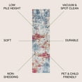 thumbnail image 3 of JONATHAN Y CONTEMPORARY POP 2 x 8 Runner Rug, Sunset Abstract - Blue/Multi, CTP114A-28, 3 of 10