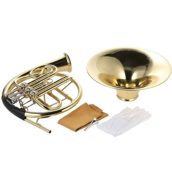Bisofice French Horn,Split French Wind 3 Key Brass Wind With Cupronickel French Wind With Bb French 3 Cupronickel Carry Case With Cupronickel Carry Brass Split French Qisuo Laoshe