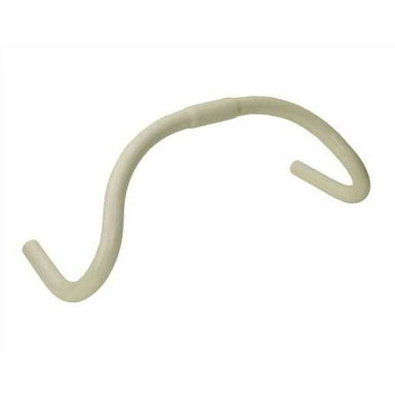 Handlebar Steel 25.4mm 106 White. bicycle handle bar, handlebar, track handle bar, fixie bike handle bar