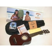 kohala ko-s kineo soprano ukulele, mahogany body, includes matching lanikai hss611 padded gig bag & co-ut tuner, extra set of aquila 4u nylgut soprano strings, instruction booklet & tms polishing c