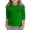 1-Green1093, variant on Kiijoy Toddler Girls St. Patrick's Day T Shirt 3/4 Sleeve Clover Graphic Tee, Sizes 3-4