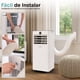 thumbnail image 5 of Aire Acondicionado Portátil 10000 BTU con WiFi SereneLife, Pequeño, Modos Frio, Calor, Ventilador, Cobertura de 42 M2, Temporizador 24 Horas y Kit de Montaje para Ventana Incluido, 5 of 8