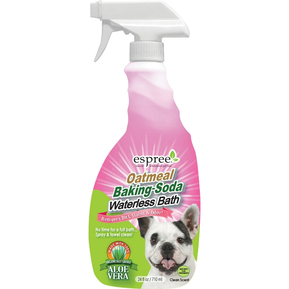 Espree Oatmeal Baking Soda Waterless Bath for Dogs, 24oz