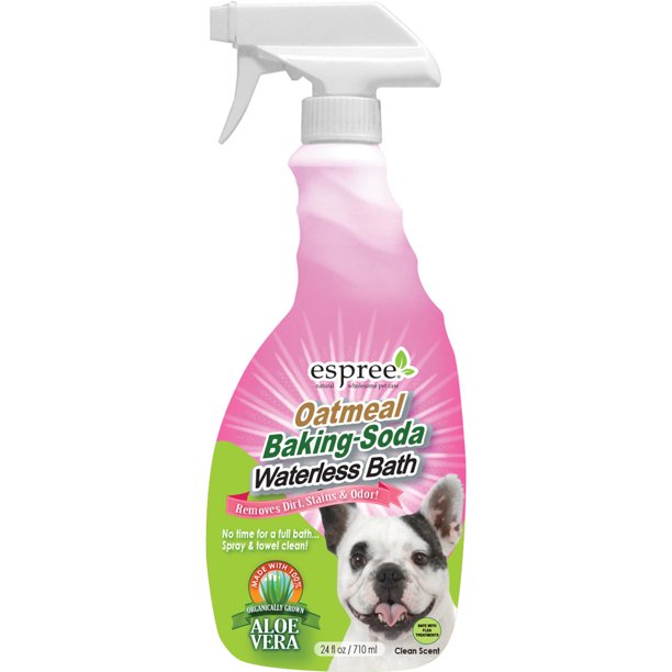 Espree Oatmeal Baking Soda Waterless Bath for Dogs, 24oz