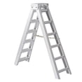 thumbnail image 1 of Aluminum Ladder 10Cm Aluminum Ladder Is Light Has A Limiting Chain 1 Pcs, 1 of 6