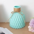thumbnail image 6 of Flower Vase European Style Unbreakable Modern Solid Color Desktop Decoration for Home Heavy Duty Plastic Dried or Artificial Flowers Round Opening, 6 of 8