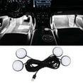 thumbnail image 1 of Car LED Interior Strip Light,USB Neon Wire Lights,Automobile ambient ,Automobile light strip,LED Strip Lights,Ambient Kit Car Decorations Interior,Multicolor RGB, 1 of 8