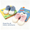 thumbnail image 5 of TELOLY 2Pairs Sock Shoes Toddler,14.5Cm Sock Shoes for Baby Boy,Unisex Design Sock Shoes for Baby Girl,Combination1, 5 of 6