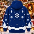 thumbnail image 4 of Christmas Cat Hoodie with Pouch Long Sleeve Pullover Kitten Puppy Carrier Hood with Pockets Womens Mens Christmas Sweatshirts, 4 of 5